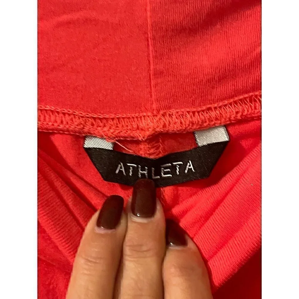 Athleta Fuschia Midi Skirt Lycra Blend Size XS